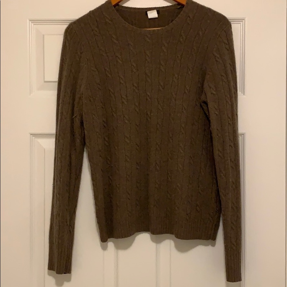 Women’s Brown J. Crew Crew Neck Sweater